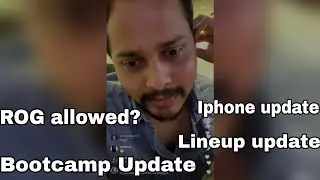 Kronten Insta Live | ROG allowed? | IPhone Update | Bootcamp and Lineup Update | Hawk Playz