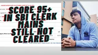 My SBI CLERK 2021 MAINS SCORECARD || SBI JA MAINS 2021 SCORECARD | SBI MAINS CUTOFF 2021 #sbi