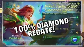 How to get mathilda floral crown skin in diamond rebate event