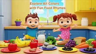 Learning Through Play Color Song for Toddlers | Fun Food Rhymes