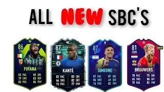 All NEW Live SBC's | Madfut 22 (Mahrez, Fofana, Kant&eacute;, Brouwers, Le Normand)