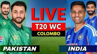 🔴 IND vs PAK, T20 World Cup 2026, Live Cricket Match Scores, Commentary | 1st Innings, IND BAT