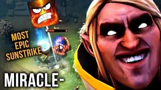 Miracle- Invoker WTF Most EPIC Sunstrike Prediction?! Business As Usual By M-GOD - Dota 2