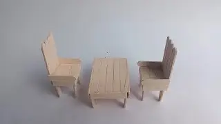 how to make a ice cream stick dining table # popsicle stick table and chair l ice cream stick craft#