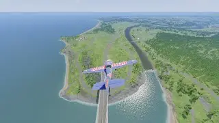 No Brakes at 500 km/h Bridge Test (BeamNG.drive)