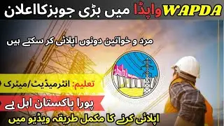 ⚡ WAPDA Jobs 2024 | Apply Online - OTS WAPDA Jobs - Latest WAPDA Careers - Vacancies 2024