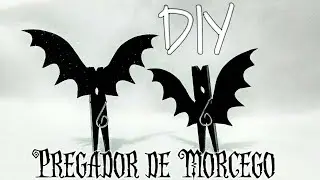 DIY - Prendedor de Roupa de Morcego #31DiasNoVale