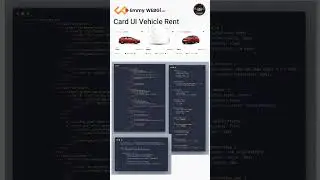 Card UI Vehicle Rent using HTML, CSS Grid & Javascript #css #html #javascript #bootstrap #shorts