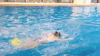 Butterfly stroke self-training (slow motion)