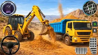 City Construction JCB Excavator 3D - Heavy Crane Driving Simulator - Android Gameplay