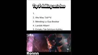 top 5 dubbing sonic lucu by: Llyod_sky #dubbing #dubbingvideo  #dubbingkartun #memedubbing #kartun