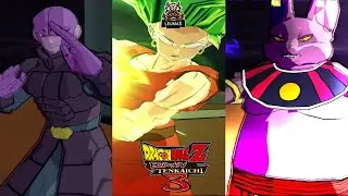 Dragon Ball budokai tenkaichi 3 Latino Mods - DB Super versi&oacute;n manga - Universo 6 - ataques.