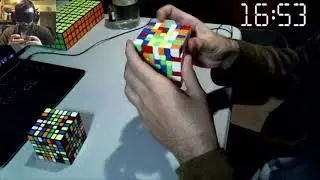 2/2 7x7 multi-blind in 28:01.23 (WR)