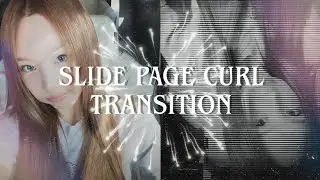 slide page curl transition tutorial on alight motion