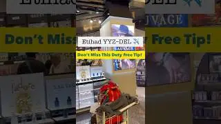 🇨🇦Canada to India Etihad Flight Experience| Duty Free Tips #trending #viral #canada #india #travel