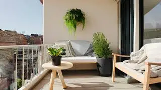 Relaxing Balcony Design: Create a Tranquil Oasis #balconydesign  #balconygardenideas