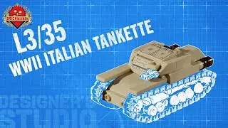 L3/35 Italian Tankette - Brickmania Designers Studio