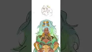 The design of Hera from Hades game is just so good 🫠💕 #hera #zeus #hadesgame #animatic