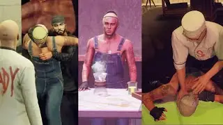 Eminem vs. Slim Shady: All Kill Methods in 5 Minutes 🎯 Hitman WoA