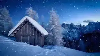 Relaxing Snowfall Beautiful Falling Snow Best Relax Music