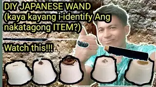 DIY japanese wand gold detector ( kaya kayang i-identify Ang MGA items na nakatago?)