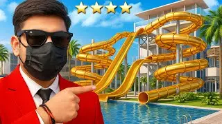 Start Build ⭐4 Star Pools💦 & Slides | Waterpark Simulator #14