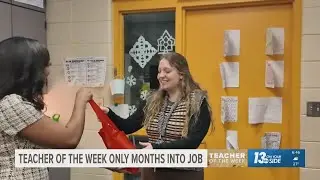 First Teacher of the Week of 2026 is only months into the job