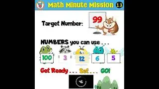 Math Minute Mission Challenge #13 - Spring Theme