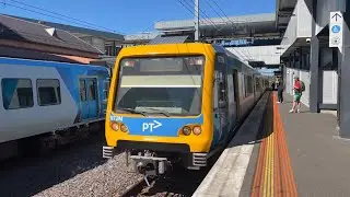 Metro X'Trapolis Arriving at Ringwood Station from Lilydale to Flinders Street