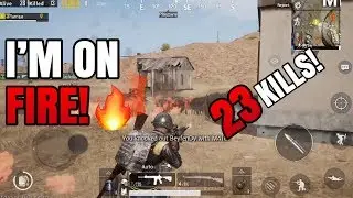 I&rsquo;M ON FIRE! | 23 Kills Solo VS Squad | PUBG Mobile