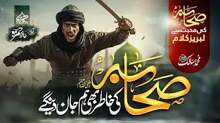 New Shan E Sahaba Kalam | Sahaba ki Khatir B Hum Jaan Den Ge | Hafiz Hamza