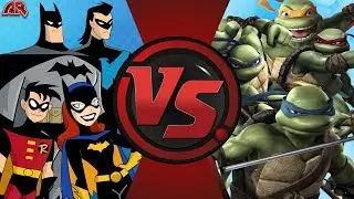 Bat-Family vs TMNT: Cartoon Fight Club Trailer
