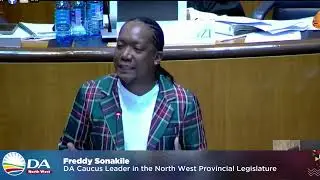 WATCH | DA's Freddy Sonakile on discourse on corruption, maladministration and nepotism in NWGovernm
