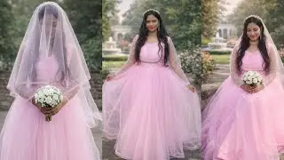 Partywear Gown cutting and stitching|Gown Frock/Net Gown Design 