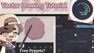 How to Use Vector Drawing in Alight Motion || 4k special💖 | Gacha Tutorial || Presets in Description