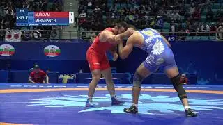Qual. FS - 97 kg: M. NUROV (MKD) v. H. MERGHANY (EGY)