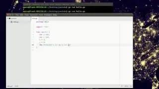 Learn Google Go Programming - Print Strings and Numbers
