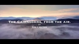 The Cairngorms, from the air.