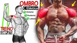 9 Melhores Exercícios Treino de Ombro Completo Usando Elásticos em casa