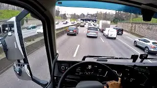 POV Truck Driver - Across Paris A10 ➡️ A1 France 🇫🇷