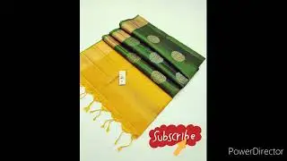 Handloom Double Warp Tissue Border Soft Silk Sarees Contrast colour blouse and pallu range @5500