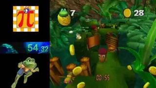 Frogger Beyond (GCN) RainForest 2 Time Attack in 1:24.54