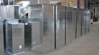 #Hvac#fabrication of straight rectangular GI Duct in bending machine