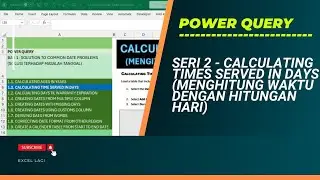 POWER QUERY | MENGHITUNG LAMANYA HARI DARI TANGGAL MULAI #shorts