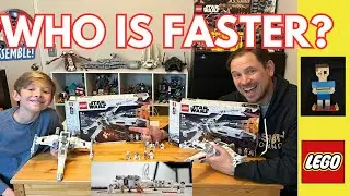 BUILD COMPETITION: SON VS. DAD! LEGO Set #75301