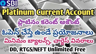 SBI Platinum Current Account Features and Benefits, uses, minimum Balance, Charges Full Details