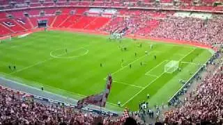 Stoke City Fans at wembley 2011