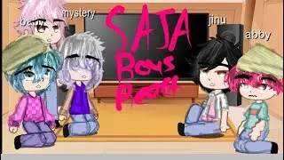 Saja boys react to Huntrex + jinu [K-POP DEMON HUNTERS] ||Not og||