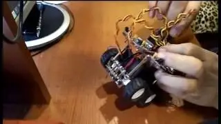 Mini Smart Car .  Connection of sensors. Подключение сенсоров