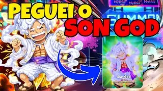 PEGUEI O SUN GOD (GEAR 5) NO ANIME CRUSADERS!! 😱 (Luffy Gear Five)